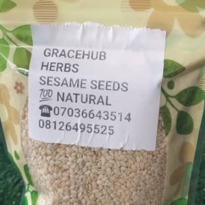 Sesame seeds 1kg N10000 500g N5000 250g N2500 100g N1500
